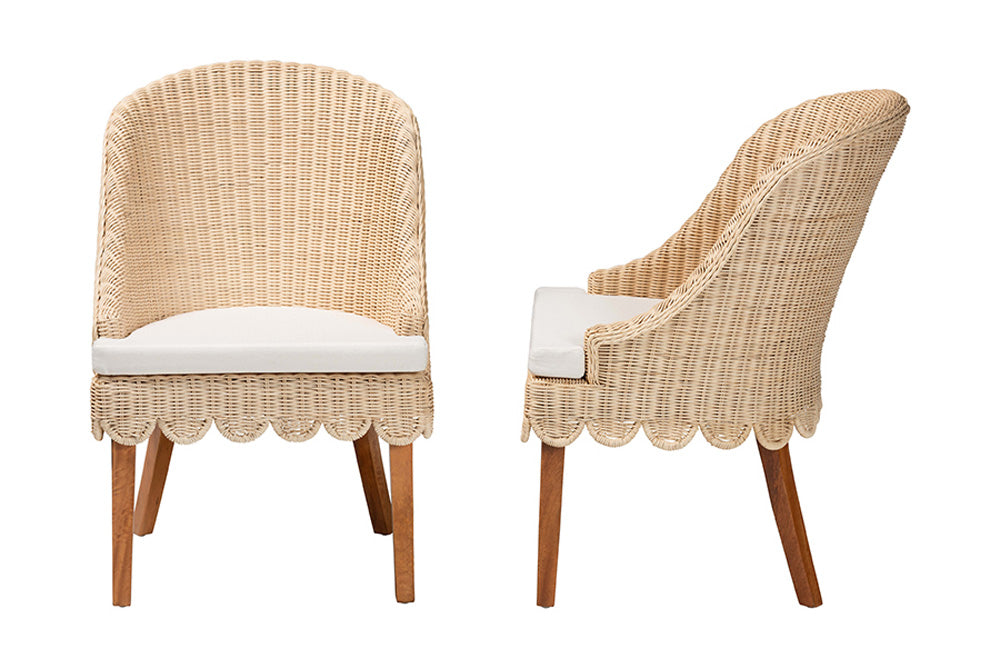 bali & pari - Mabel Coffee Table - Mabel-Natural Rattan-Cushion-DC view 3