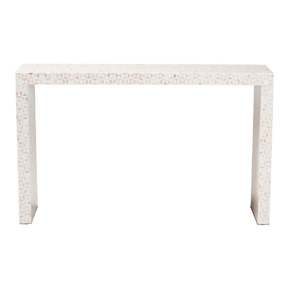 bali & pari - MagaraConsole Table in Light Beige/Ivory - F2508-FT23-MOP-Console Table view 2