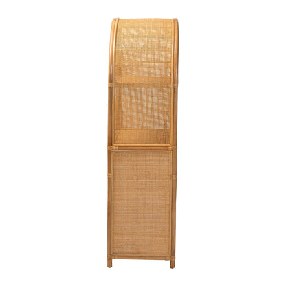 bali & pari - Mairen Storage Cabinet in Light Honey - Mairen-Light Honey Rattan-Cabinet view 4