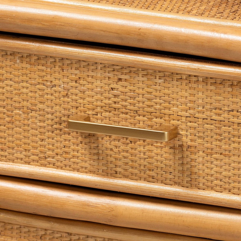 bali & pari - Mairen Storage Cabinet in Light Honey - Mairen-Light Honey Rattan-Cabinet view 6