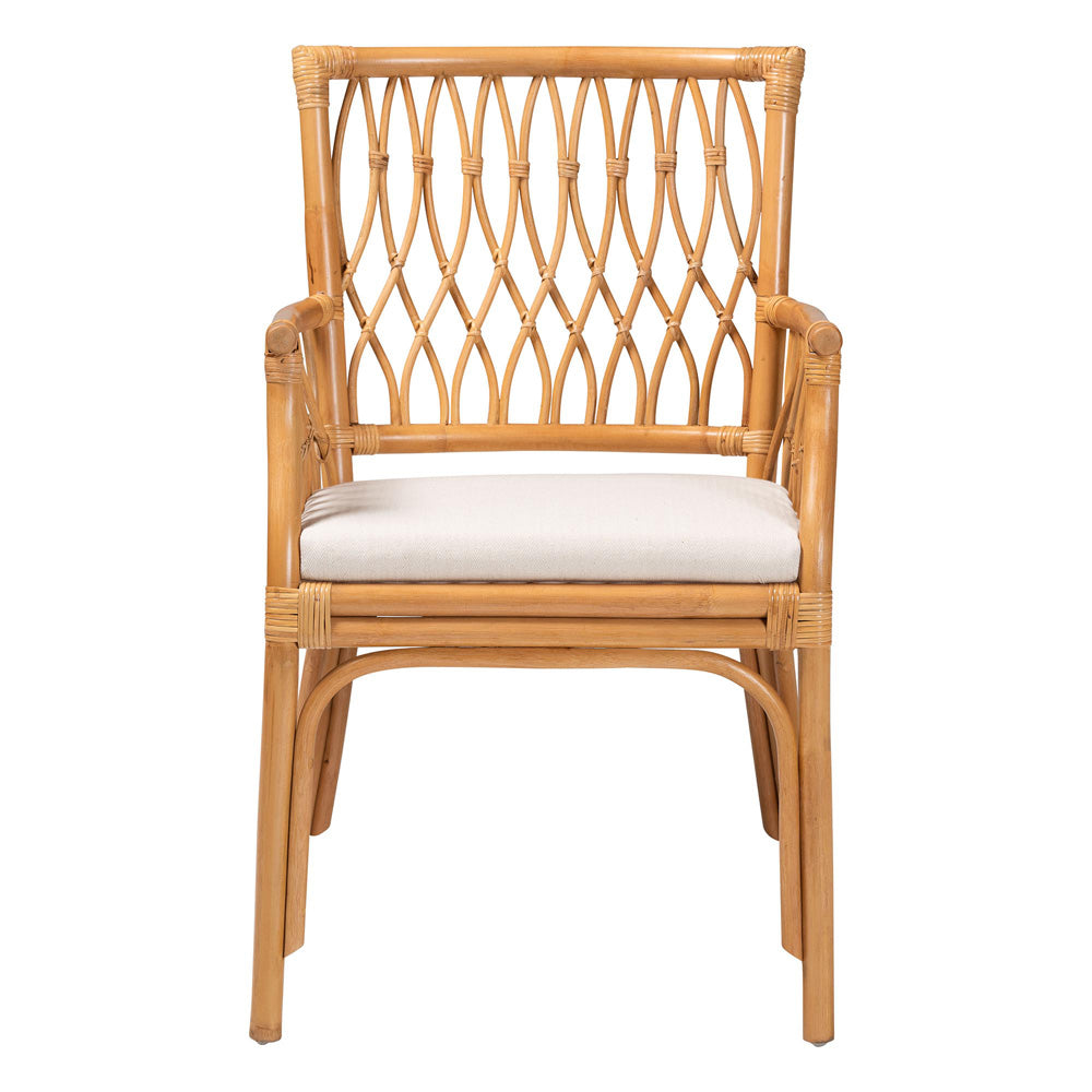 bali & pari - Maisa Chair in Light Honey - Maze-Light Honey Rattan-CC view 2