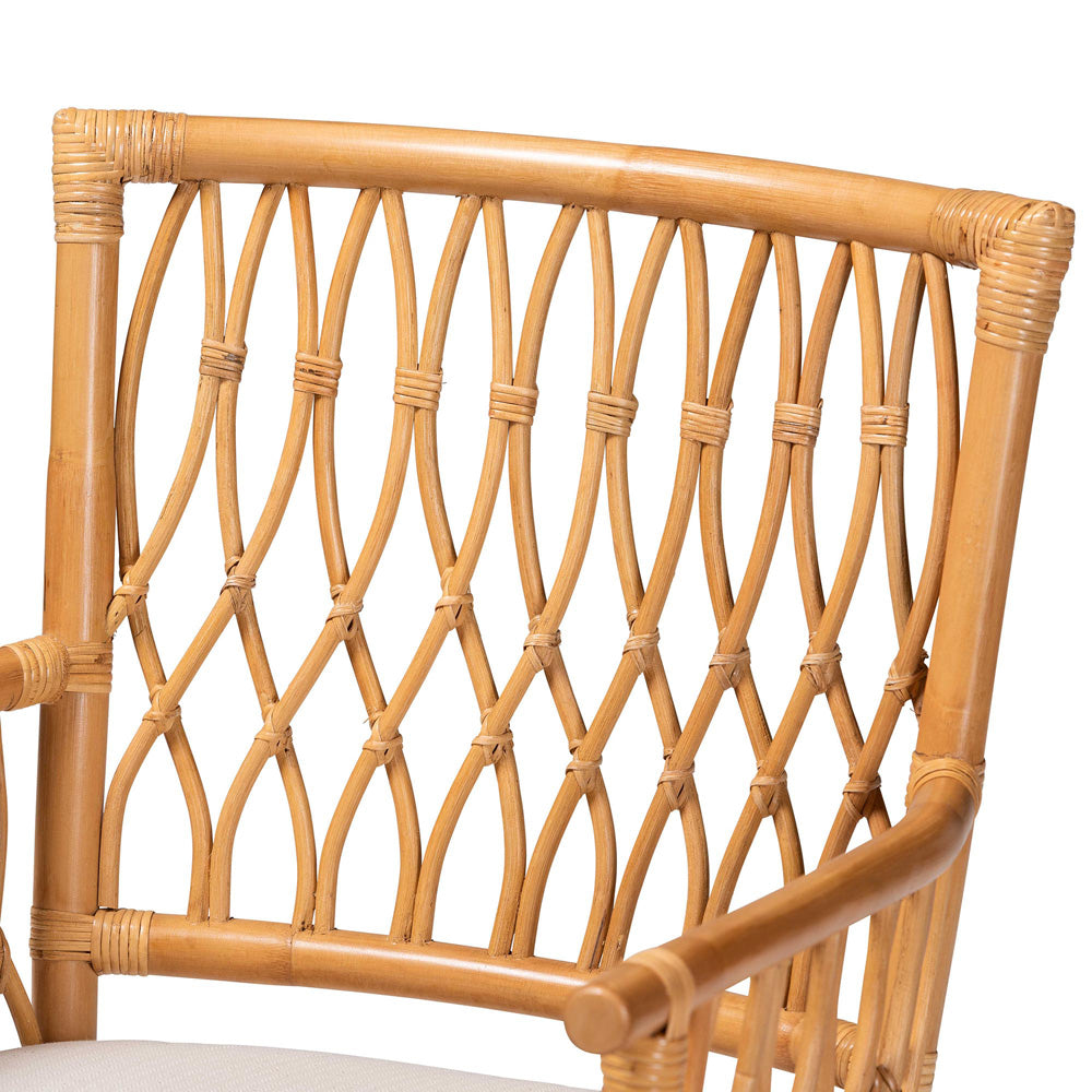 bali & pari - Maisa Chair in Light Honey - Maze-Light Honey Rattan-CC view 5