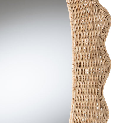 bali & pari - Makoto Mirror in Natural - WS125-Natural Rattan-Mirror view 2