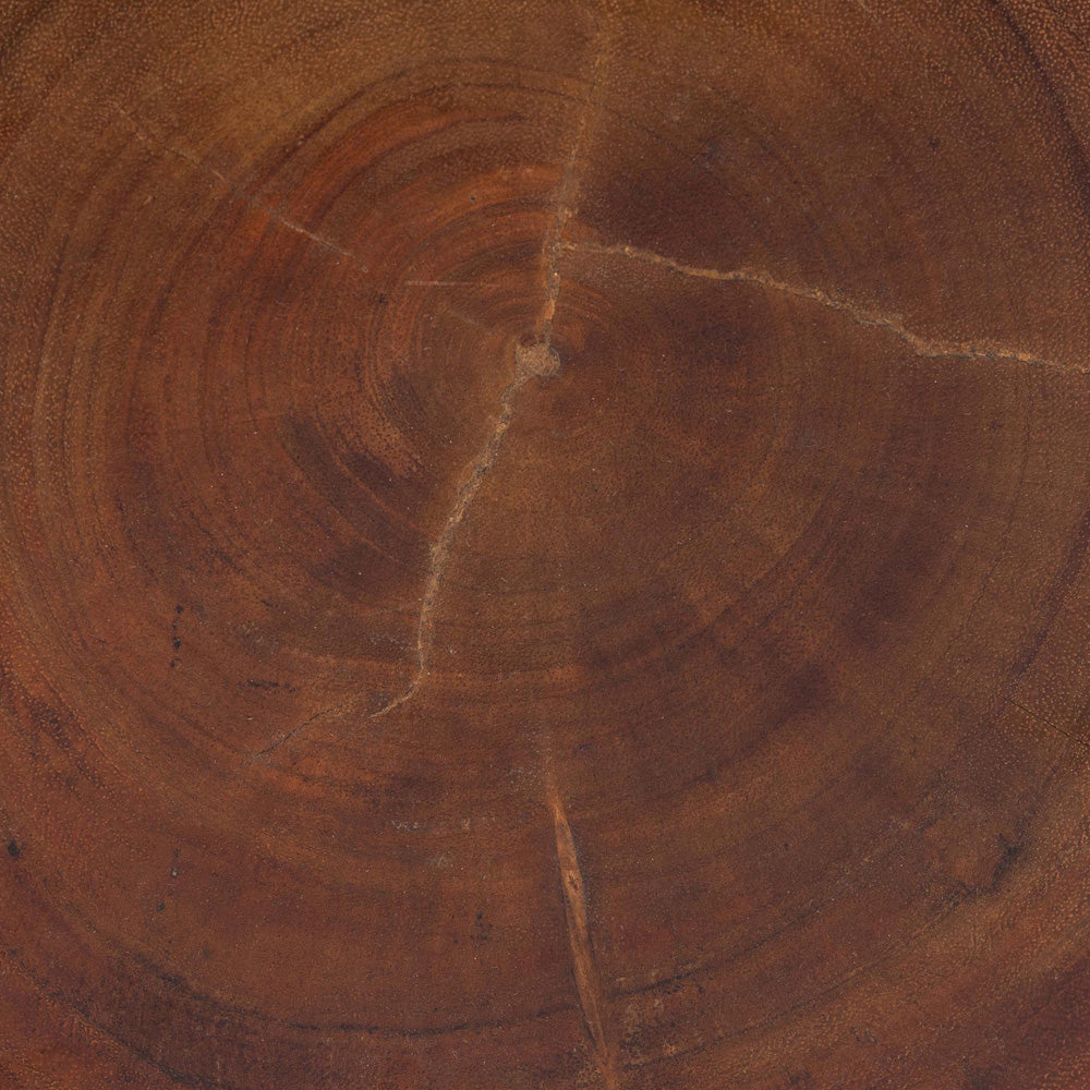 bali & pari  - Malati End Table in Natural Brown - Suar S/T 007-Natural-Side Table view 5
