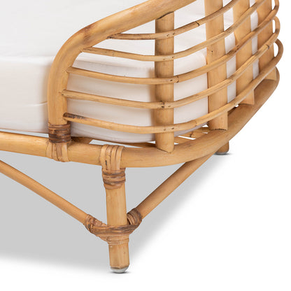 bali & pari - Malino Pet Bed in Natural Brown - Malino-Rattan-Pet Bed view 5