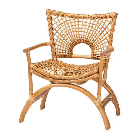 bali & pari - Mamba Chair in Light Honey - MAMBA-Rattan-CC view 1