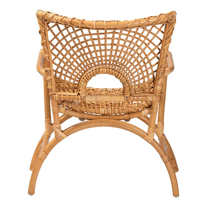 bali & pari - Mamba Chair in Light Honey - MAMBA-Rattan-CC view 4