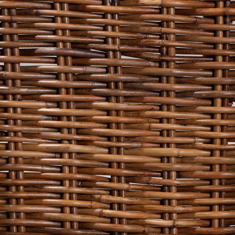 bali & pari - Mario Set of 2 Dining Chairs in Natural Brown/Brown - Mario-Rattan-DC view 6