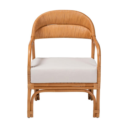 bali & pari - Marisa Chair in Light Honey - MARISA-Light Honey Rattan-CC view 2