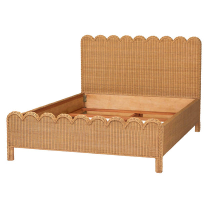 bali & pari - Maritza King Size Bed Frame in Light Honey - Maritza-Wood/Light Honey-King view 3