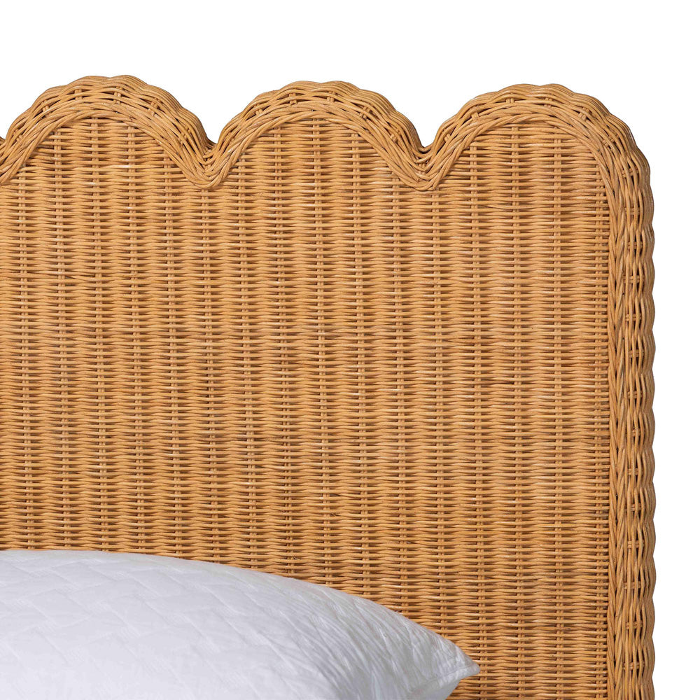 bali & pari - Maritza King Size Bed Frame in Light Honey - Maritza-Wood/Light Honey-King view 4