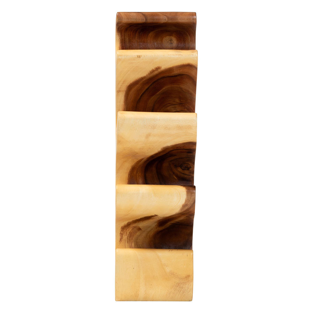 bali & pari - Matana Wine Rack in Natural - Suar WR 002-Natural/Wooden-Wine Rack view 5