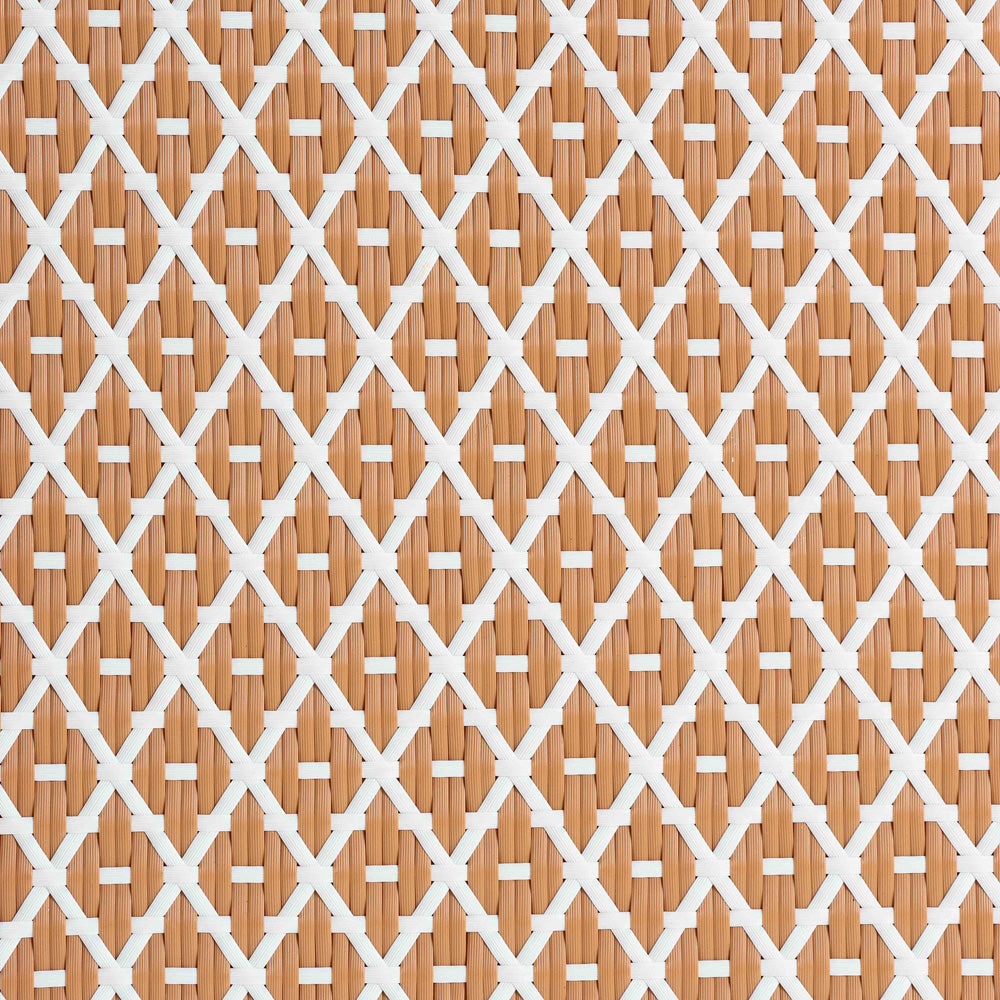 bali & pari - Mattie Dining Table in Natural Brown/Beige/White - Mattie-Rattan-Beige/White-DT view 5
