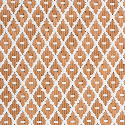 bali & pari - Mattie Dining Table in Natural Brown/Beige/White - Mattie-Rattan-Beige/White-DT view 5