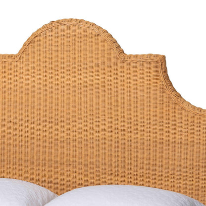 bali & pari  - Melanie King Size Bed in Light Honey - Melanie-Wood/Light Honey-King view 4