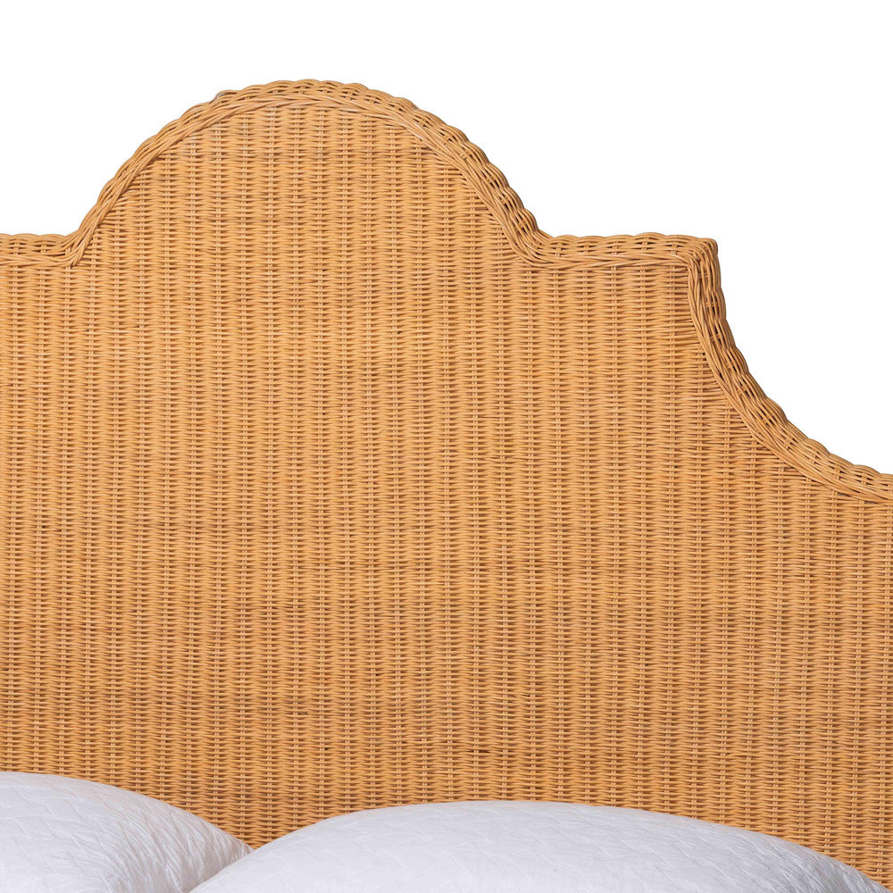 bali & pari  - Melanie Queen Size Bed in Light Honey - Melanie-Wood/Light Honey-Queen view 4