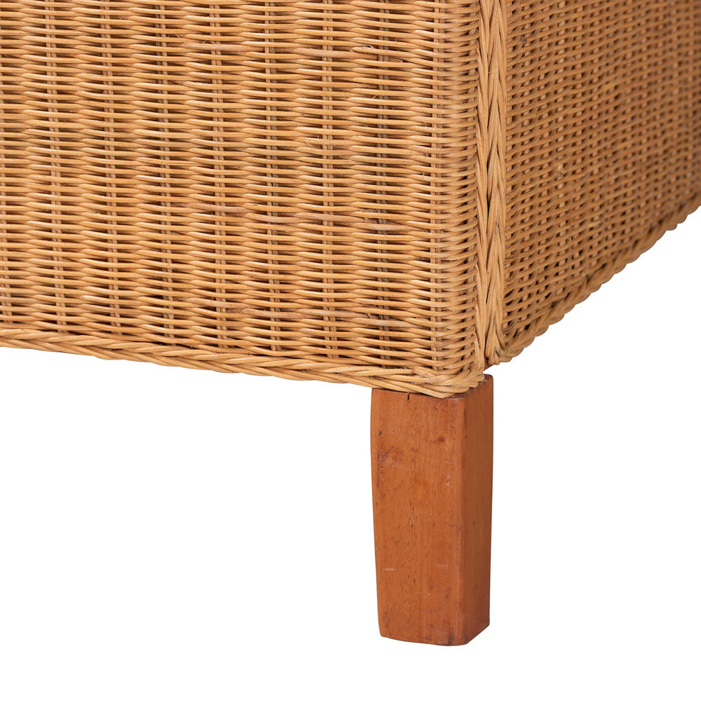 bali & pari  - Melanie Queen Size Bed in Light Honey - Melanie-Wood/Light Honey-Queen view 5