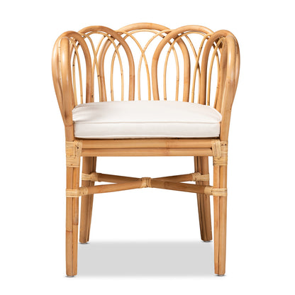 bali & pari - Melody Chair in Natural/White - Melody-Natural-DC view 2