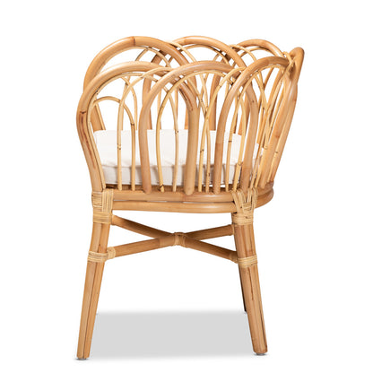 bali & pari - Melody Chair in Natural/White - Melody-Natural-DC view 3