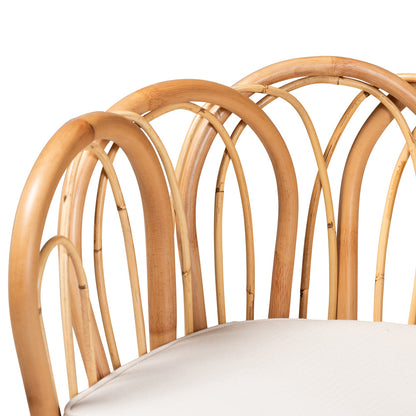 bali & pari - Melody Chair in Natural/White - Melody-Natural-DC view 5