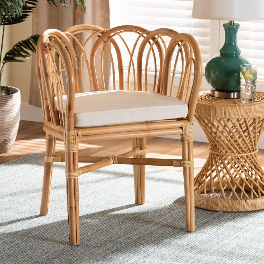 bali & pari - Melody Chair in Natural/White - Melody-Natural-DC view 6