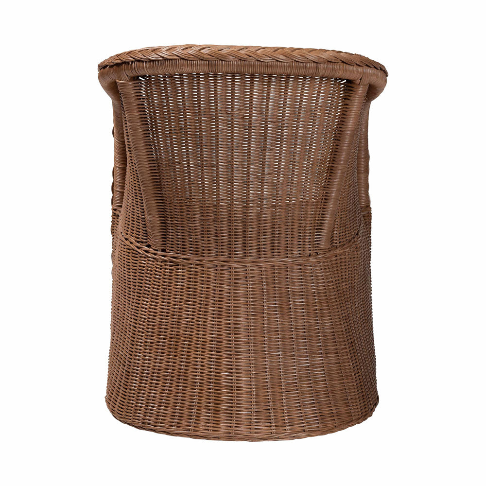 bali & pari - Memphis Arm Chair in Peanut Brown - Memphis-Peanut Brown/Rattan-CC view 4