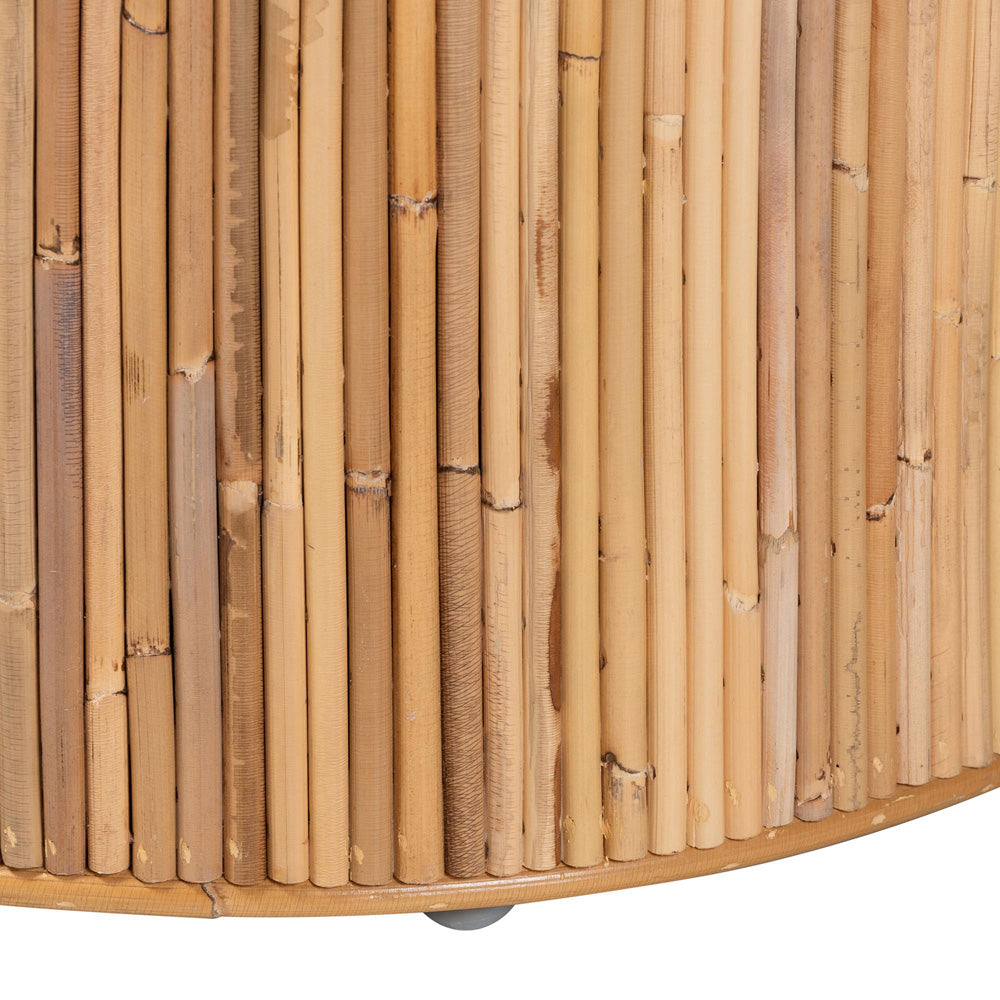 bali & pari - Milagra End Table in Light honey - Misisipi-Natural Rattan-ET view 3