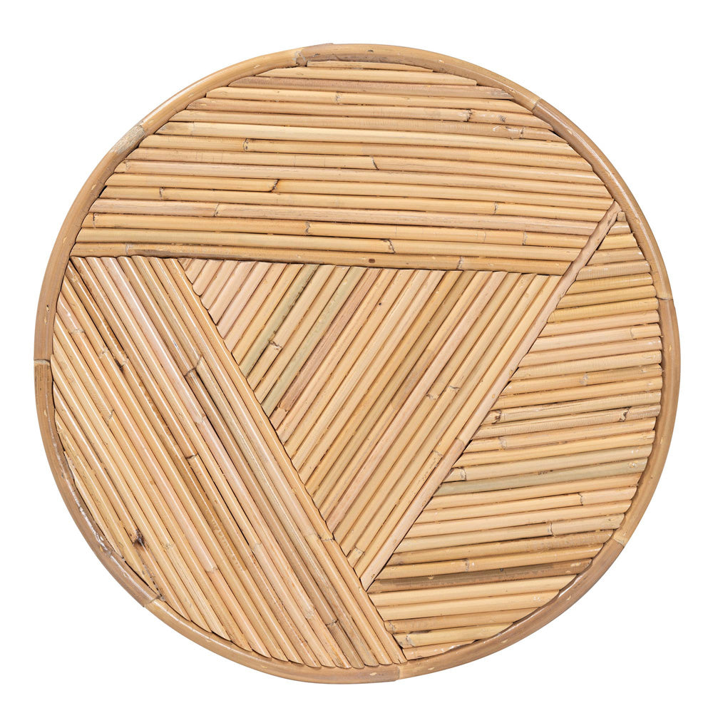 bali & pari - Milagra End Table in Light honey - Misisipi-Natural Rattan-ET view 4