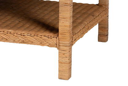 bali & pari - Minahasa Coffee Table - MINAHASA-Light Honey Rattan-Coffee Table view 4