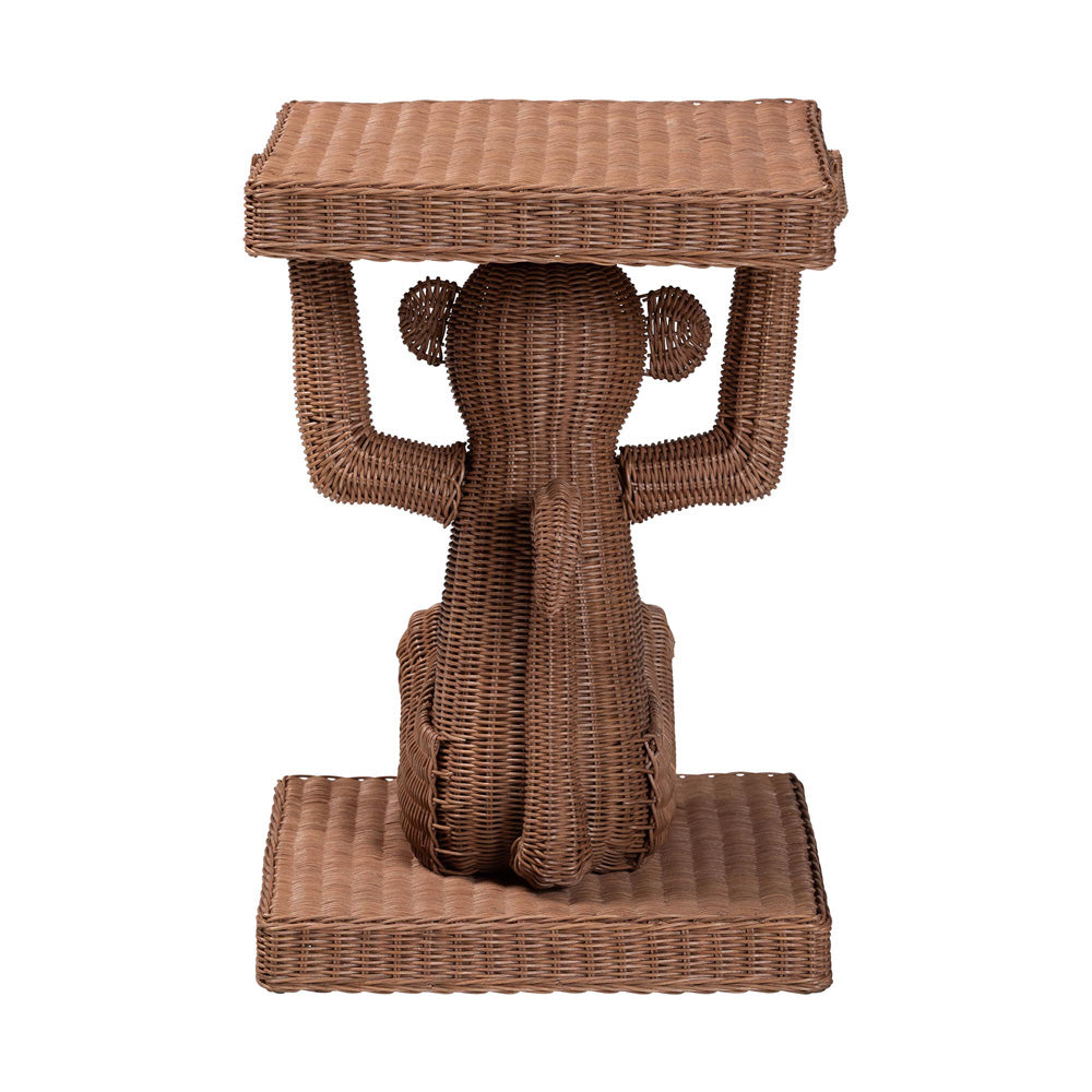 bali & pari - Miyoco End Table in Light Brown - Monkey-Light Brown/Rattan-ET view 4