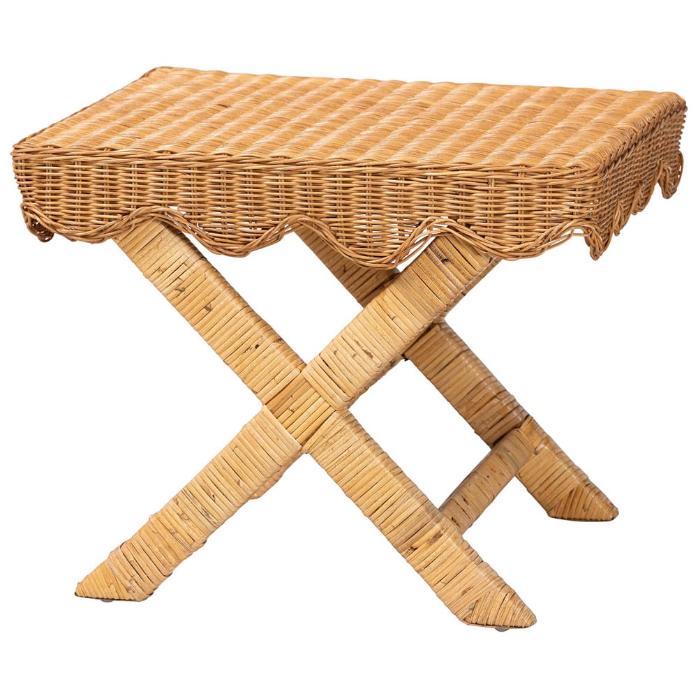 bali & pari - Modesta Bench in Light Honey - DC9050 Mod-Natural Rattan-Bench view 1