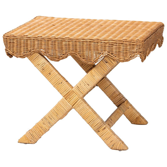 bali & pari - Modesta Bench in Light Honey - DC9050 Mod-Natural Rattan-Bench view 1