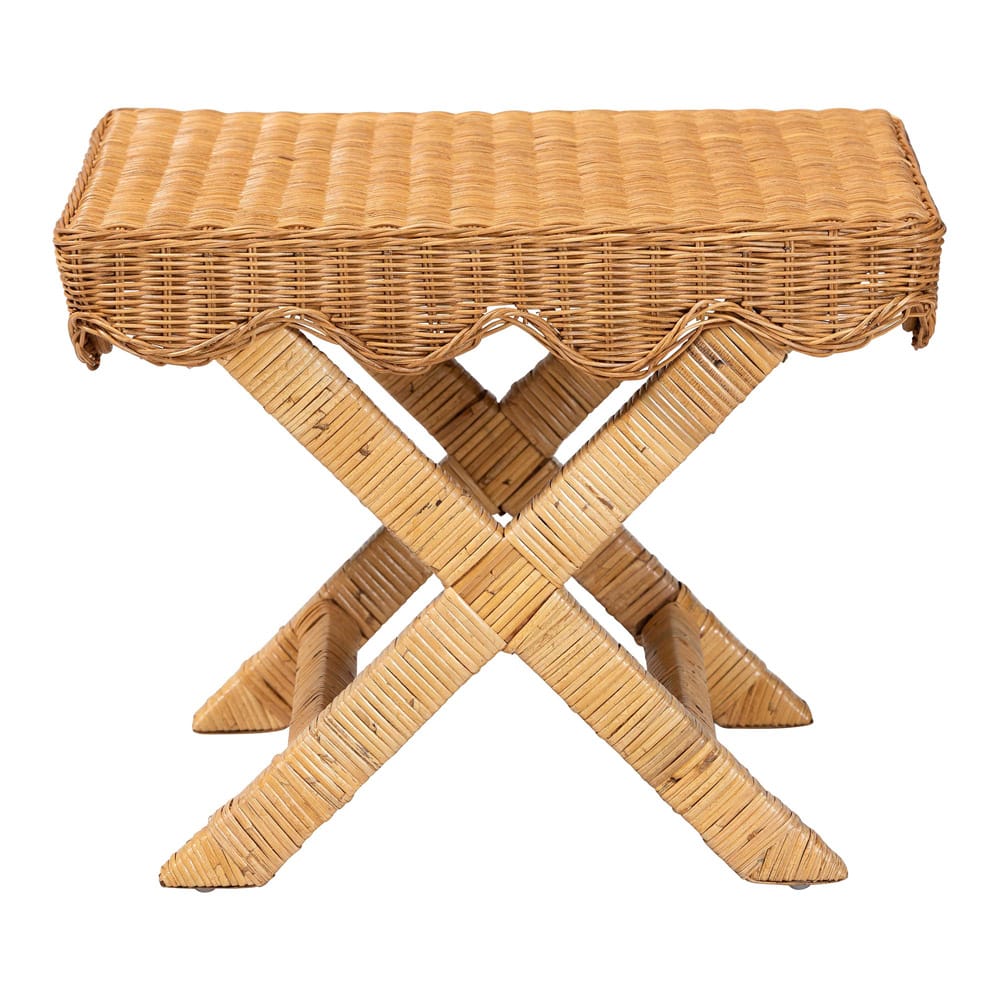 bali & pari - Modesta Bench in Light Honey - DC9050 Mod-Natural Rattan-Bench view 2