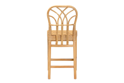 bali & pari  - Monaco Counter Stool - Monaco-Rattan-CC view 4