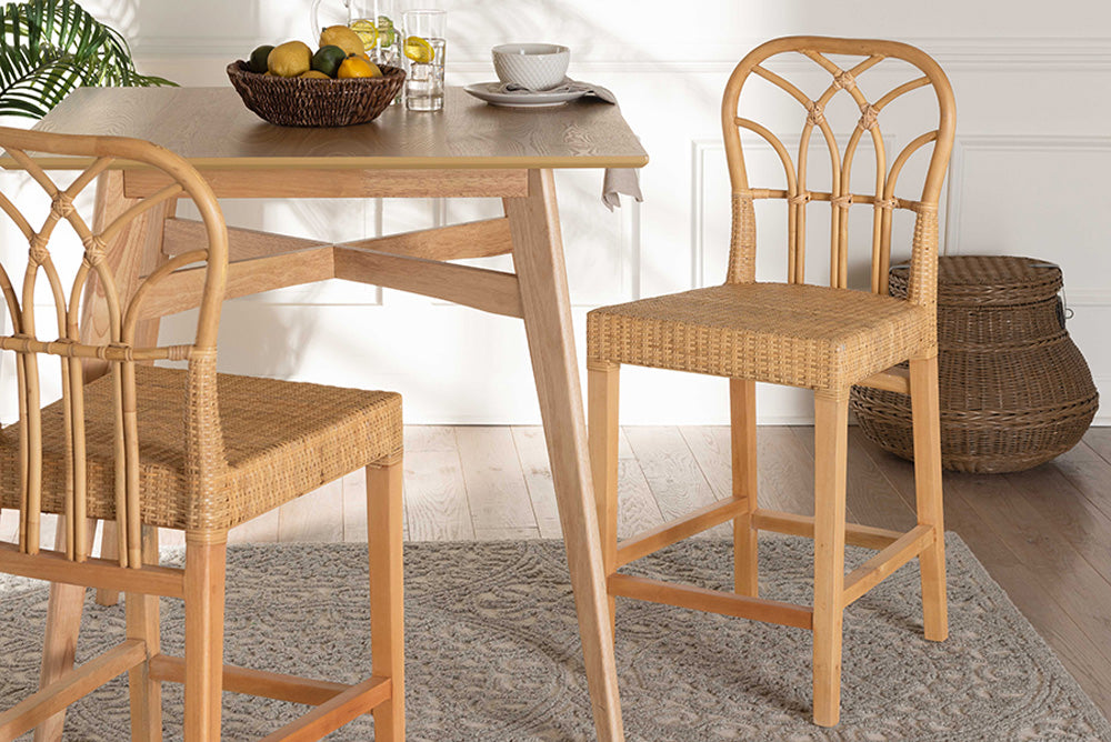bali & pari  - Monaco Counter Stool - Monaco-Rattan-CC view 5