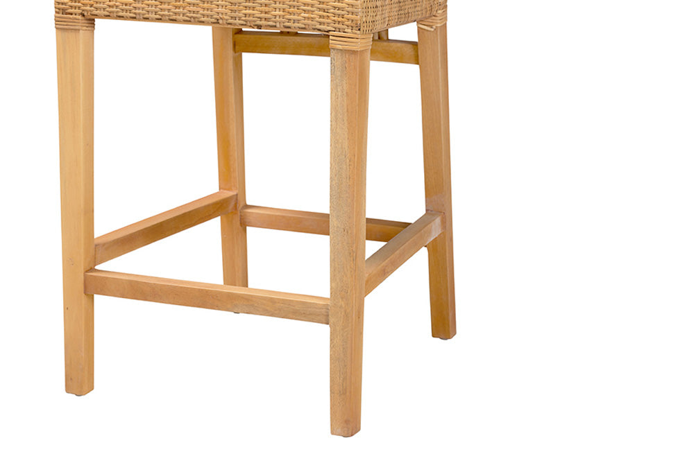 bali & pari  - Monaco Counter Stool - Monaco-Rattan-CC view 7