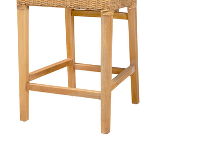 bali & pari  - Monaco Counter Stool - Monaco-Rattan-CC view 7
