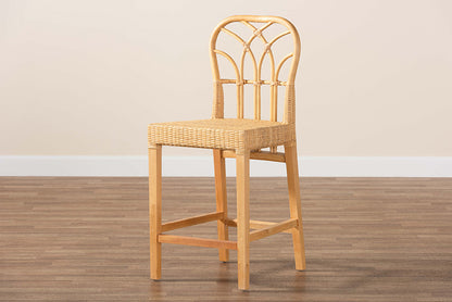 bali & pari  - Monaco Counter Stool - Monaco-Rattan-CC view 9