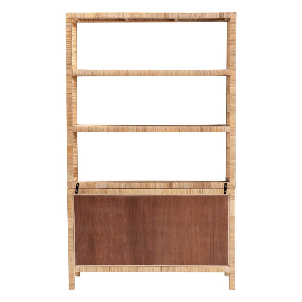 bali & pari - Mortis Storage Cabinet in Natural Brown - Marcelo-Natural-Cabinet-KD-Box view 5