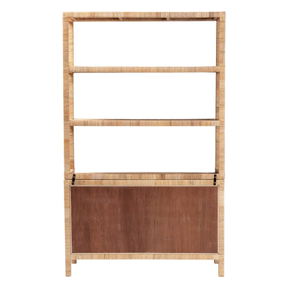 bali & pari - Mortis Storage Cabinet in Natural Brown - Marcelo-Natural-Cabinet-KD-Box view 5