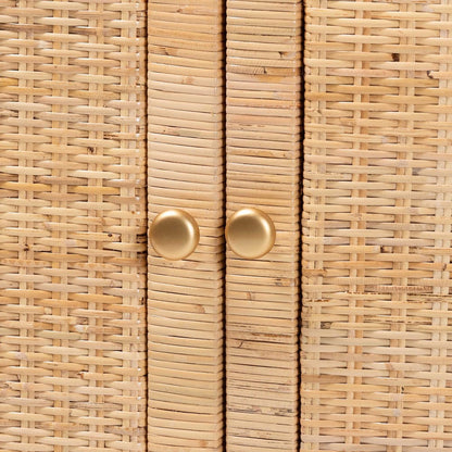 bali & pari - Mortis Storage Cabinet in Natural Brown - Marcelo-Natural-Cabinet-KD-Box view 6