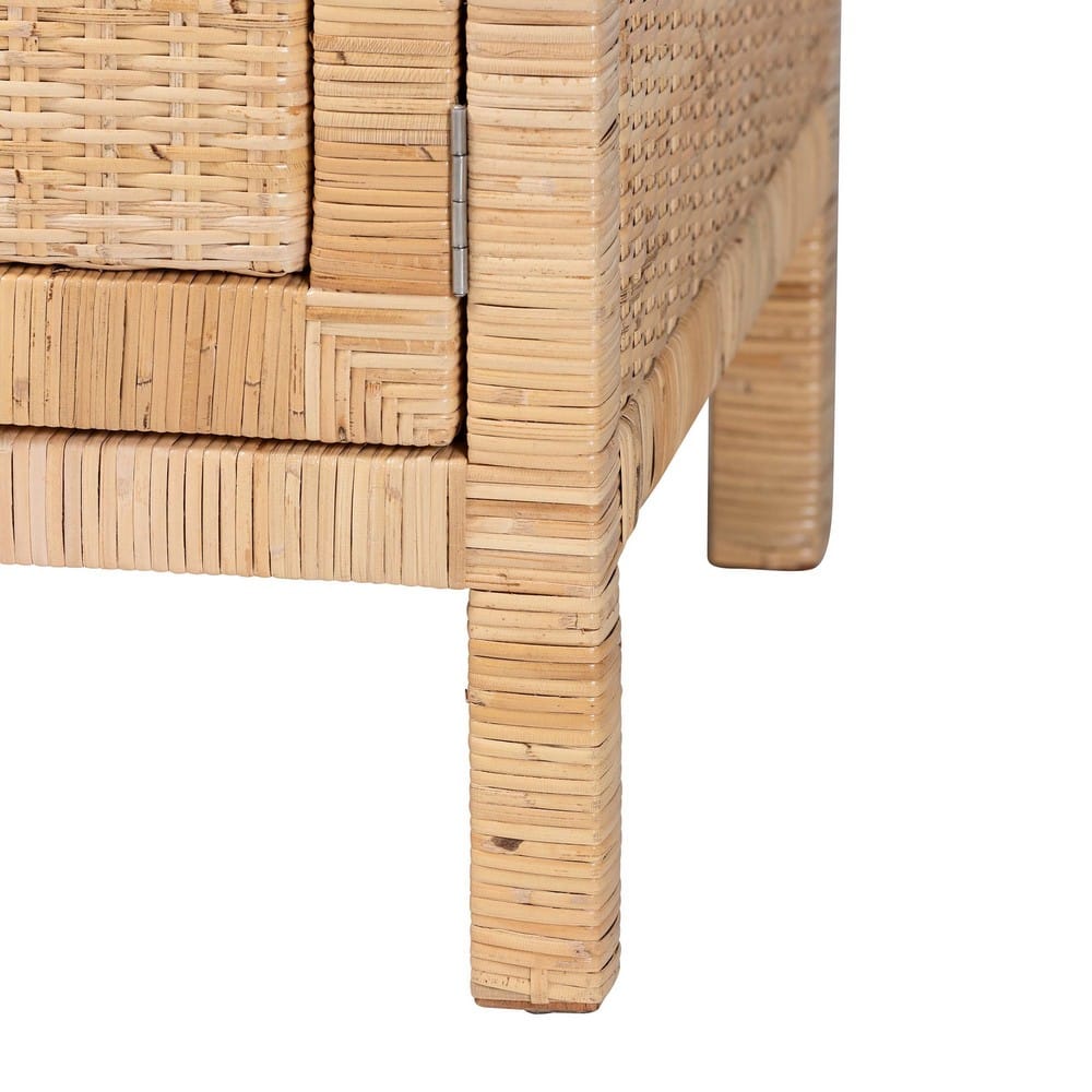 bali & pari - Mortis Storage Cabinet in Natural Brown - Marcelo-Natural-Cabinet-KD-Box view 7