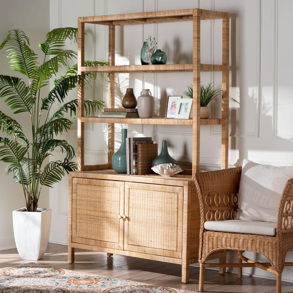 bali & pari - Mortis Storage Cabinet in Natural Brown - Marcelo-Natural-Cabinet-KD-Box view 9