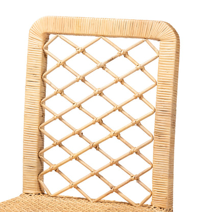bali & pari - Moscow Counter Stool in Natural Brown/Walnut Brown - Moscow-Teak-CS view 5