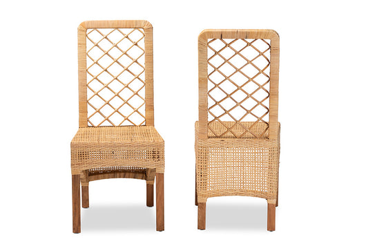 bali & pari - Moscow Dining Chair Set of 2 - Moscow-Teak-DC view 2