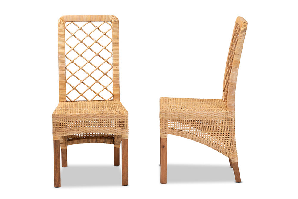 bali & pari - Moscow Dining Chair Set of 2 - Moscow-Teak-DC view 3