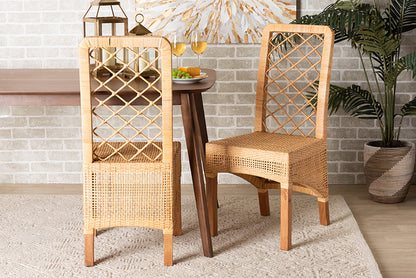 bali & pari - Moscow Dining Chair Set of 2 - Moscow-Teak-DC view 5