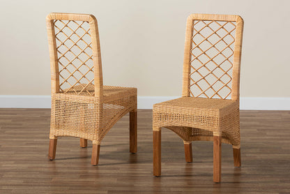 bali & pari - Moscow Dining Chair Set of 2 - Moscow-Teak-DC view 8