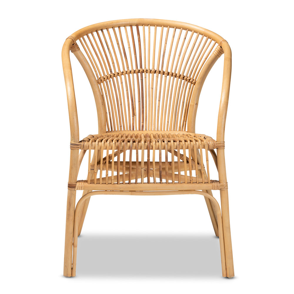 bali & pari - Murai Dining Chair in Natural Brown - Murai-Rattan-DC view 2