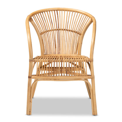 bali & pari - Murai Dining Chair in Natural Brown - Murai-Rattan-DC view 2